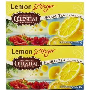 Celestial Seasonings Lemon Zinger Tea: Grocery & Gourmet Food