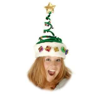   Lets Party By Elope Deluxe Springy Christmas Tree Hat: Everything Else