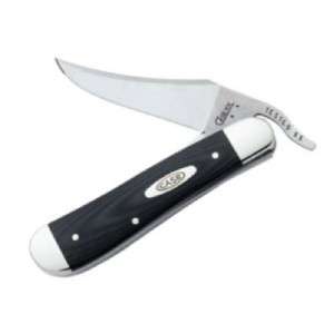 Case Pocket Knife Russlock Linerlock Black G10 CA6235  