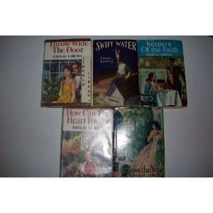  Set of 5 Emilie Loring Books (Across the Years, Throw Wide 