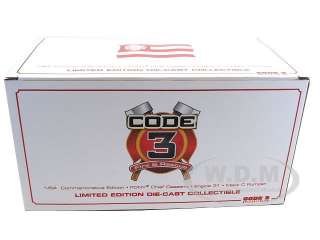   Cassano Engine 31 Commemorative Edition 1 of 2500 Made by Code 3
