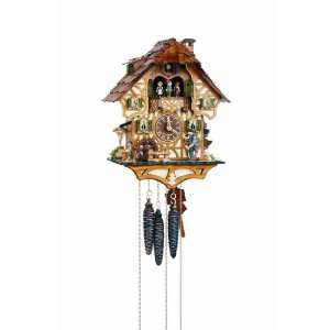 Chalet Cuckoo Clock, Shrine, Animated Wanderer, Model #6416/9:  