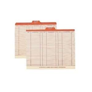  Smead Center Top Tab Out Guide   Orange   SMD51910 Office 