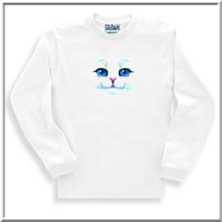 Blue Eyed Kitten Cat Face Kitty Shirts S XL,2X,3X,4X,5X  