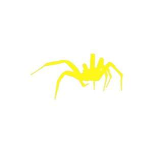  Tarantula spider YELLOW Vinyl window decal sticker: Office 