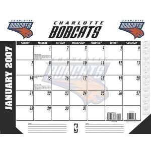    Charlotte Bobcats 22x17 Desk Calendar 2007