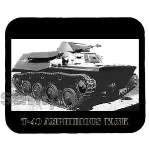  T 40 Amphibious Tank Mouse Pad 