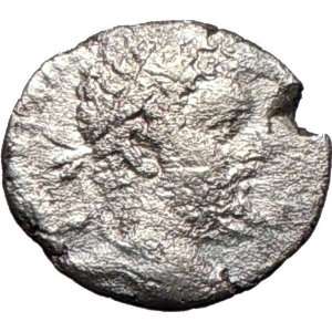   Authentic Ancient Silver Roman Coin Zeus Jupiter 