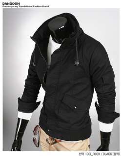 This is korea Mens erect collars designed coat.It is a slim stylish 