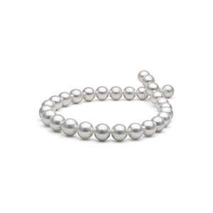  White South Sea Pearl Necklace, 14.3 16.8 mm: Jewelry
