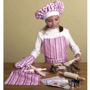   : Bella Bistro Deluxe Chef Set with Apron and Oven Mitt: Toys & Games