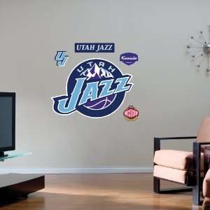  Utah Jazz Team Logo Fathead Wall Sticker: Sports 