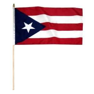  Puerto Rico Flag 12 x 18 inch: Patio, Lawn & Garden