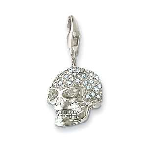  Thomas Sabo Skull White Charm, Sterling Silver Thomas Sabo Jewelry