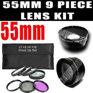  55mm DM Optics Macro Close Up Lens Kit 4 Piece (+1 +2 +4 
