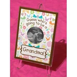    Guess Whos Going to be a Grandma Sonogram Frame: Home & Kitchen