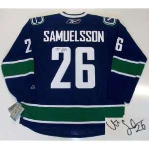  Mikael Samuelsson Autographed Uniform   11 Sports 
