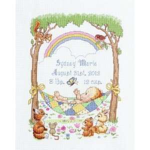   Little Blessing Birth Record   Cross Stitch Kit: Arts, Crafts & Sewing