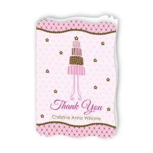  Wedding Cake   Personalized Bridal Shower Thank You Cards 