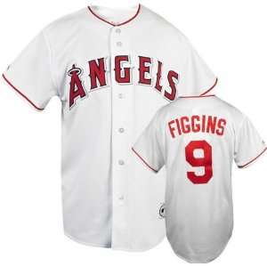  Chone Figgins White Majestic MLB Home Replica Los Angeles 