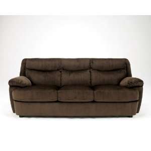   : Crinkle Plush Java Finish Sofa by Ashley Furniture: Home & Kitchen