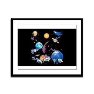 Framed Panel Print Solar System And Asteroids Everything 