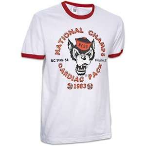   North Carolina State Wolfpack S/S Ringer T Shirt: Sports & Outdoors