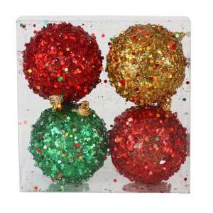  Holiday Glitter Ball Set