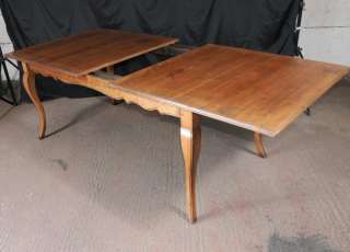 Extending Kitchen Farmhouse Dining Table Cherry Wood  