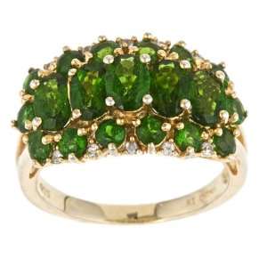  Dyach  Gold Over Silver Chrome Diopside Ring Jewelry