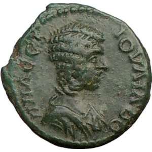  JULIA DOMNA 193AD Rare Authentic Roman Coin CYBELE 
