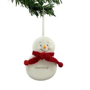  Snowbabies   Charming Snowman Ornament   Clearance