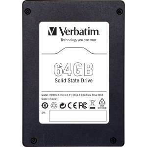  Verbatim 64GB 2.5 SATA II Internal Solid State Drive (SSD 