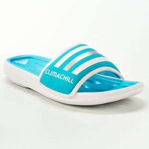 Adidas Womens Clima Chill Slide Sandals Cyan / White All Size 5~12 