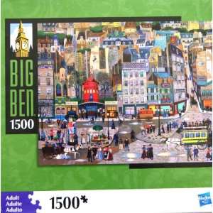    BIG BEN PUZZLE Moulin Rouge 1500 Piece Puzzle: Toys & Games