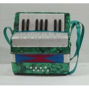  Crystalcello AD104GR Mini 17 Key 8 Bass Piano Accordion 