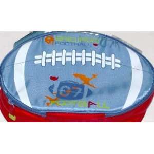  Football Soft Lunch Box Insulated Bag Sport Snack Tote 