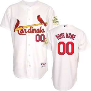 St. Louis Cardinals Jersey: Personalized Home White Authentic Jersey 