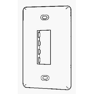  Trademaster Datacom 2 Port Wall Plate (TPDC2LACP)