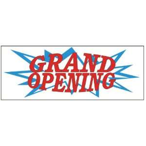  Grand Opening Blue Burst Business Banner