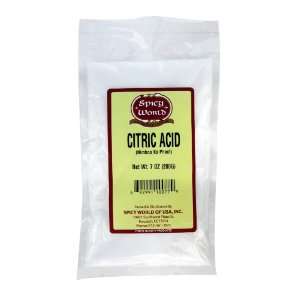 Citric Acid (Lemon Salt) 7oz:  Grocery & Gourmet Food