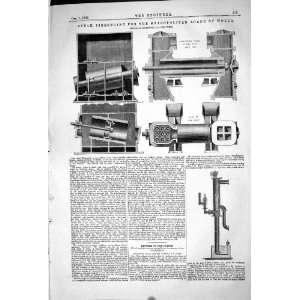  1868 STEAM FIRE ENGINE METROPOLITAN BOARD WORKS CONDENSERS 