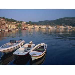  Small Boats in the Harbour at Gaios on Paxos, Ionian Islands 