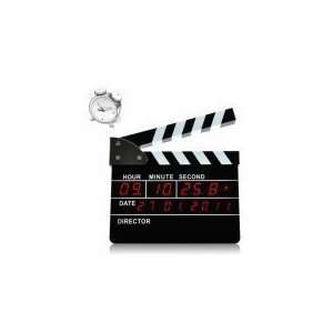  Clapperboard LED Clock / with Alarm   Directors Edition 