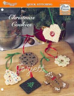 Christmas Cookies, holiday plastic canvas patterns  