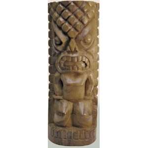  Hawaiian Hand Carved Tiki Lono 26 inch