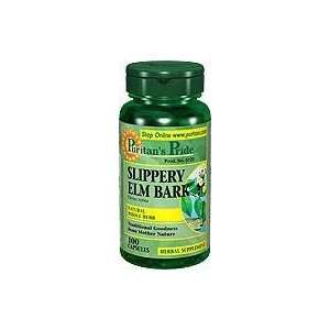  Slippery Elm Bark 370 mg 370 mg 100 Capsules Health 