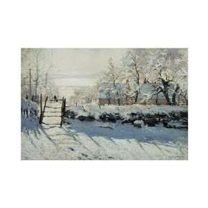  Claude Monet   The Magpie Giclee