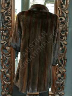 308  Mink jacket fur jacket fur coat dark brown  