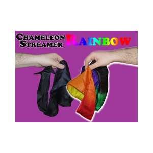   Chameleon Rainbow Silk Streamer   Silk for Magic Trick: Toys & Games